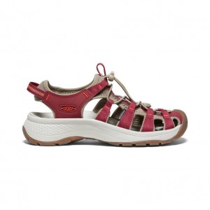 Red Women Keen Astoria West Sandals | 80196-JQHM