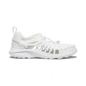 White Women Keen UNEEK SNK Sneakers | 93026-YGFH