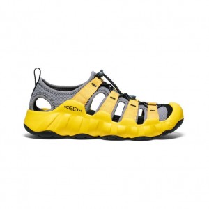 Yellow Men Keen Hyperport H2 Sandals | 72045-BGPZ