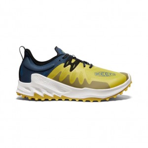 Yellow Men Keen Zionic Speed Hiking Shoes | 92460-JXFI