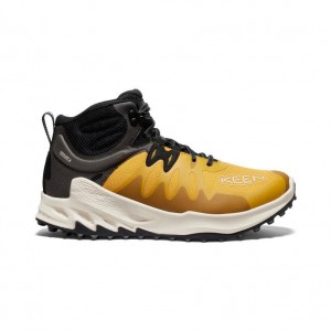 Yellow Men Keen Zionic Waterproof Hiking Boots | 01257-XGBT