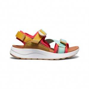 Yellow Women Keen Elle Sport Backstrap Sandals | 36751-SVZO