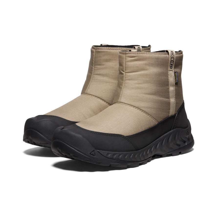 Beige Men Keen Hood NXIS Waterproof Winter Pull-On Boots | 25367-GCXA