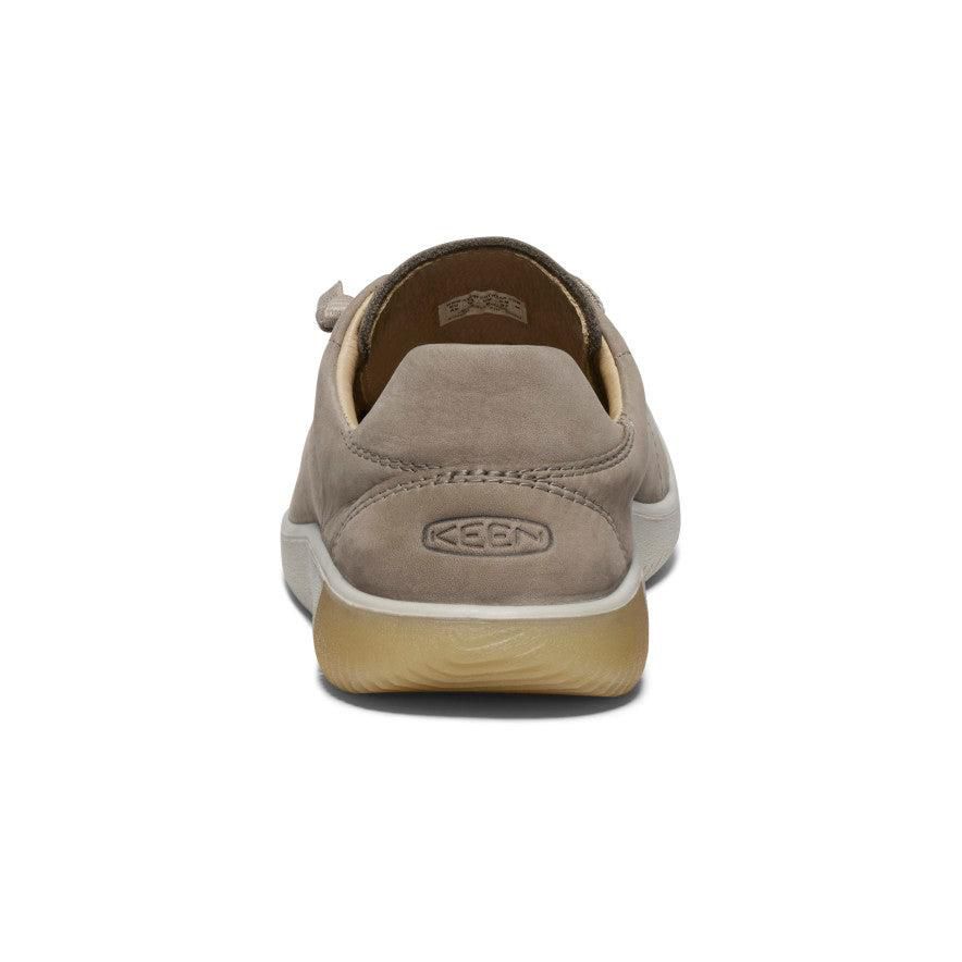 Beige Men Keen KNX Leather Sneakers | 72546-PQWB