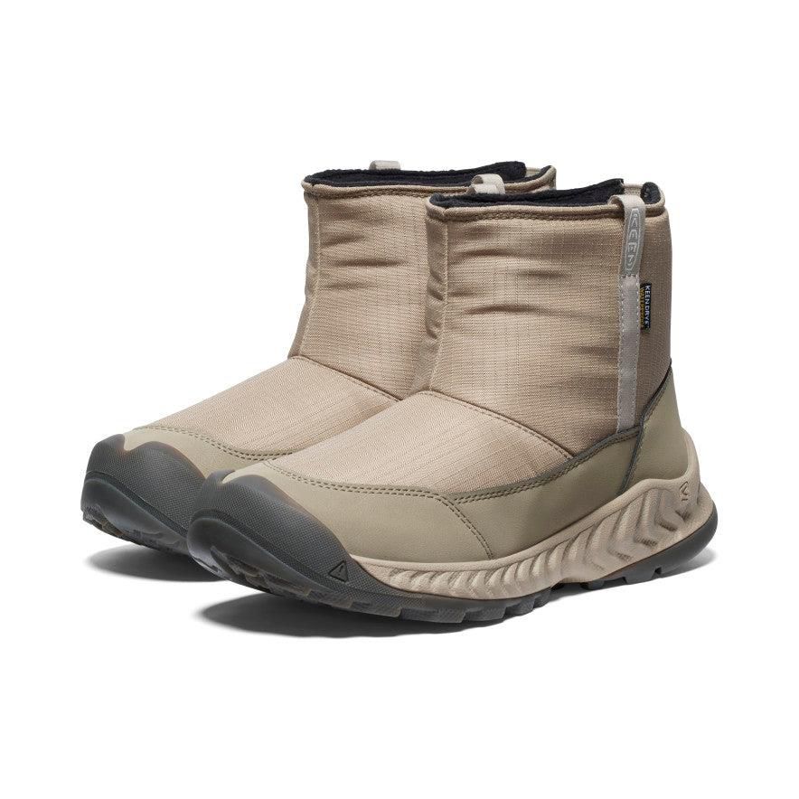 Beige Women Keen Hood NXIS Waterproof Pull-On Boots | 67389-LFQY