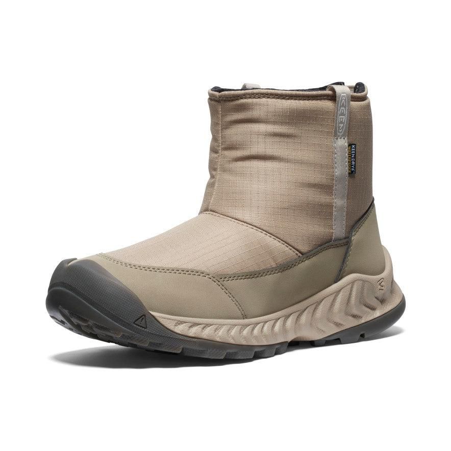 Beige Women Keen Hood NXIS Waterproof Pull-On Boots | 67389-LFQY