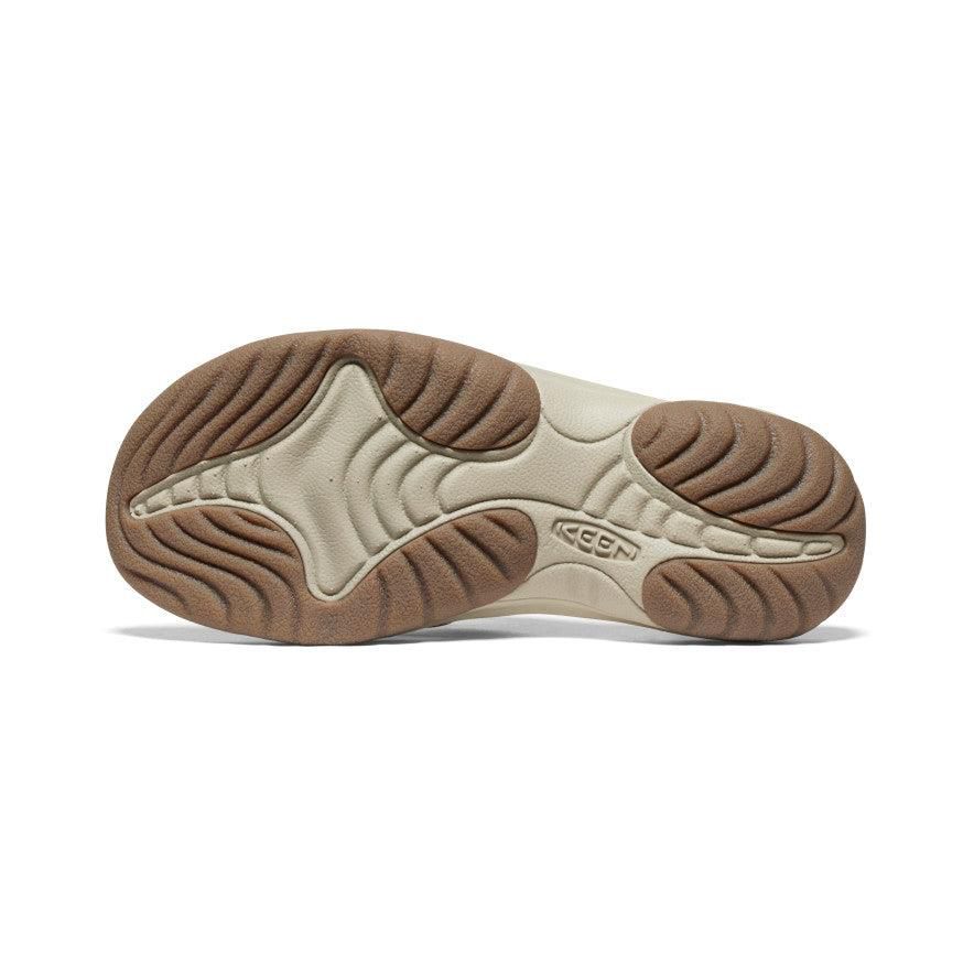 Beige Women Keen Kona Leather Flip Flops | 91382-JCIP