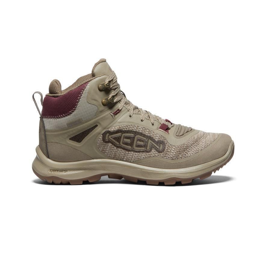 Beige Women Keen Terradora Flex Waterproof Hiking Boots | 65813-QNTD