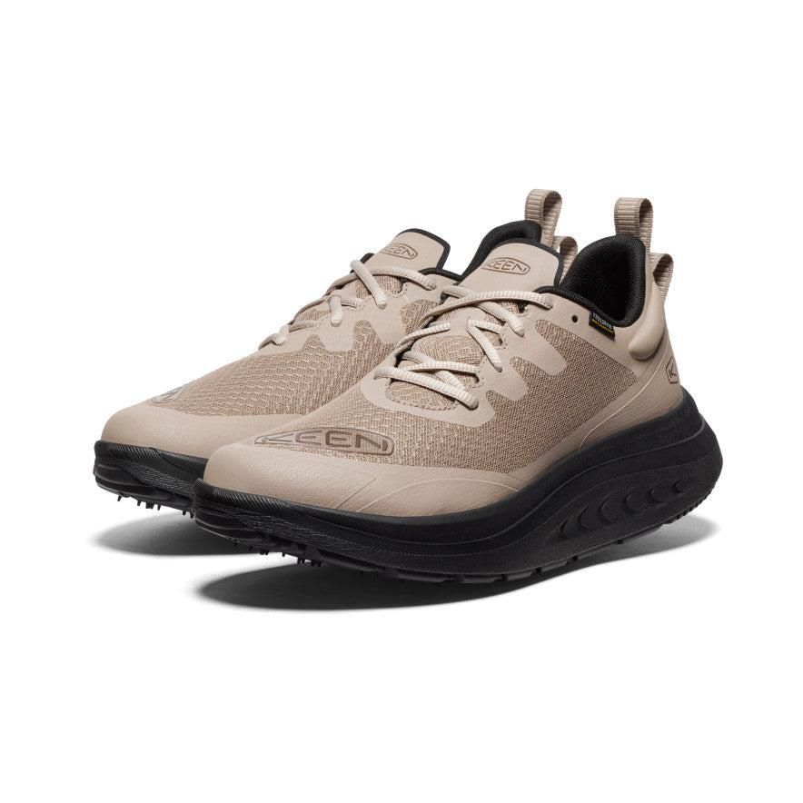 Beige Women Keen WK400 Waterproof Walking Shoes | 93815-FRQK