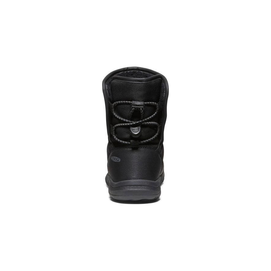 Black Kids' Keen Puffrider Waterproof Winter Boots | 72634-NRQZ