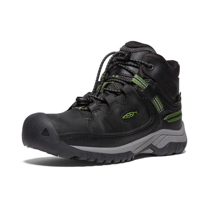 Black Kids' Keen Targhee Waterproof Boots | 95204-RCVU