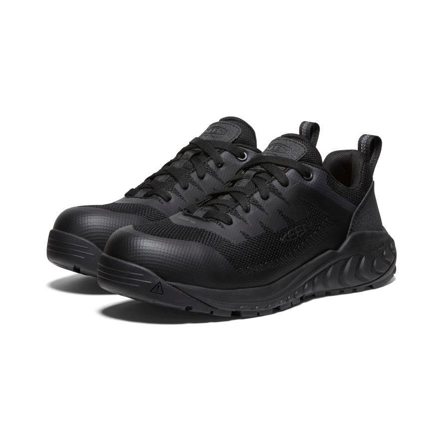 Black Men Keen Arvada ESD Sneaker (Carbon-Fiber Toe) Work Shoes | 48506-RYWG