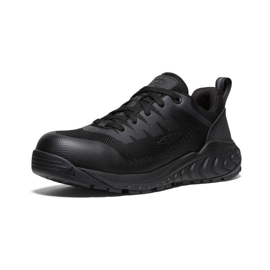 Black Men Keen Arvada ESD Sneaker (Carbon-Fiber Toe) Work Shoes | 48506-RYWG