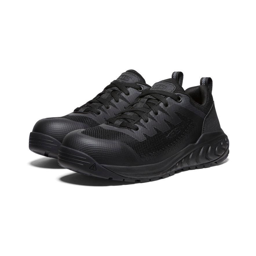 Black Men Keen Arvada Sneaker (Carbon-Fiber Toe) Work Shoes | 73598-OLNE