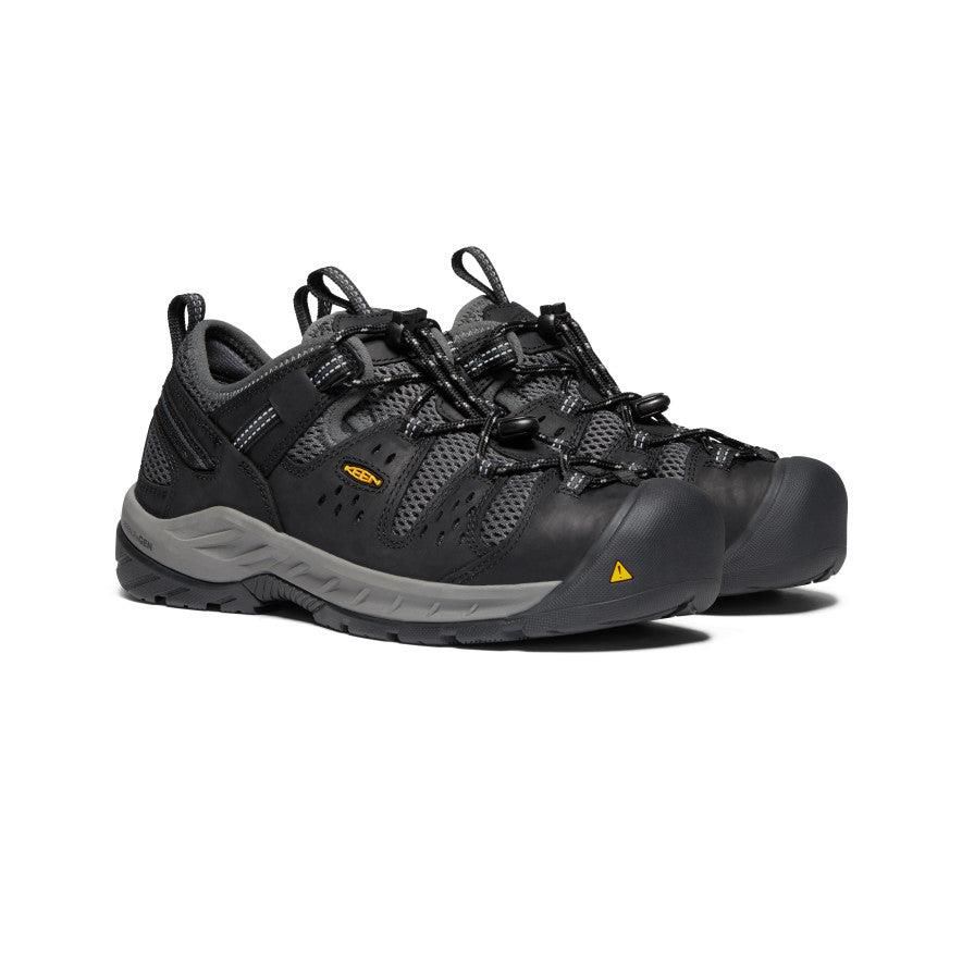 Black Men Keen Atlanta Cool II (Steel Toe) Sneakers | 95431-CITX