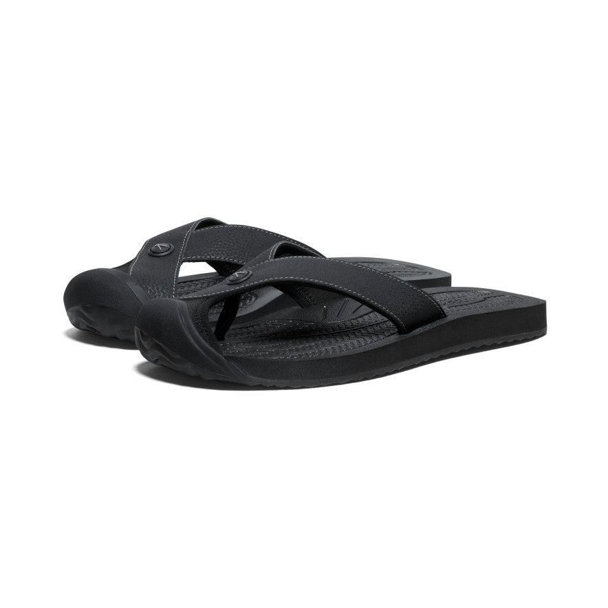 Black Men Keen Barbados Flip-Flop Sandals | 26713-TILA