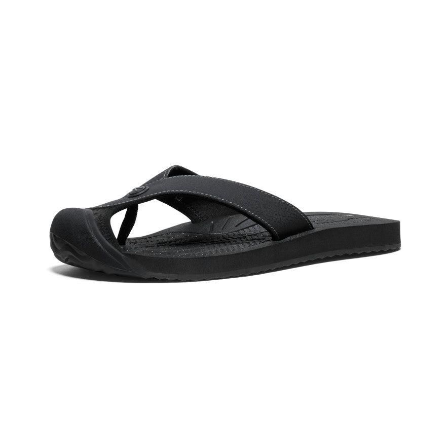 Black Men Keen Barbados Flip-Flop Sandals | 26713-TILA