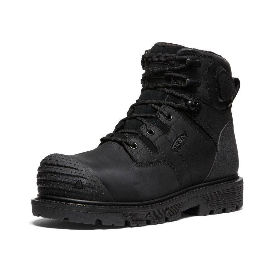 Black Men Keen Camden 6 Waterproof (Carbon-Fiber Toe) Work Boots | 57269-MGYO