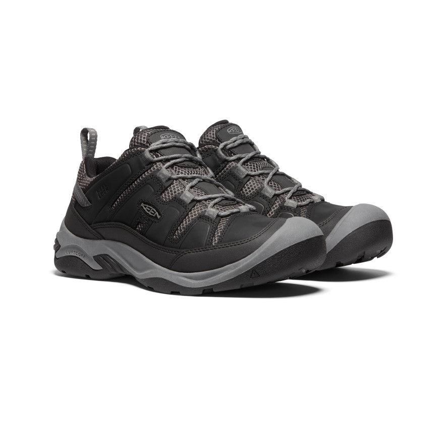 Black Men Keen Circadia Vent Hiking Shoes | 68294-PDBF