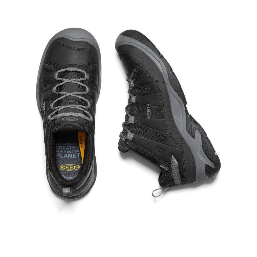 Black Men Keen Circadia Waterproof Hiking Shoes | 39458-BLVT