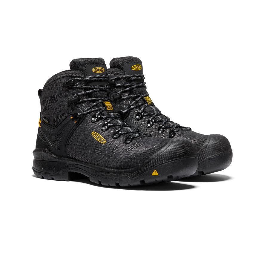 Black Men Keen Dearborn 6 Waterproof (Carbon-Fiber Toe) Work Boots | 61987-GHZU