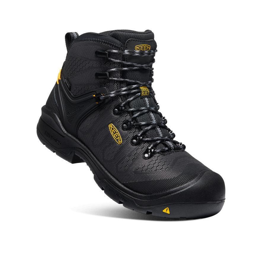 Black Men Keen Dearborn 6 Waterproof (Carbon-Fiber Toe) Work Boots | 61987-GHZU