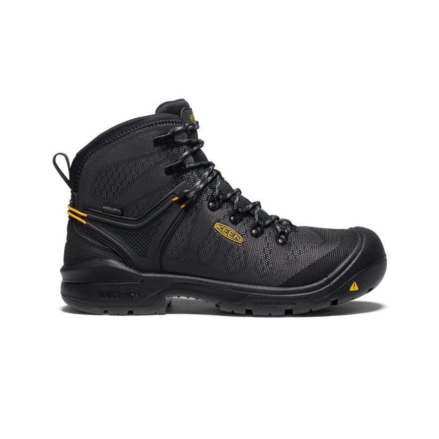 Black Men Keen Dearborn 6 Waterproof (Carbon-Fiber Toe) Work Boots | 61987-GHZU