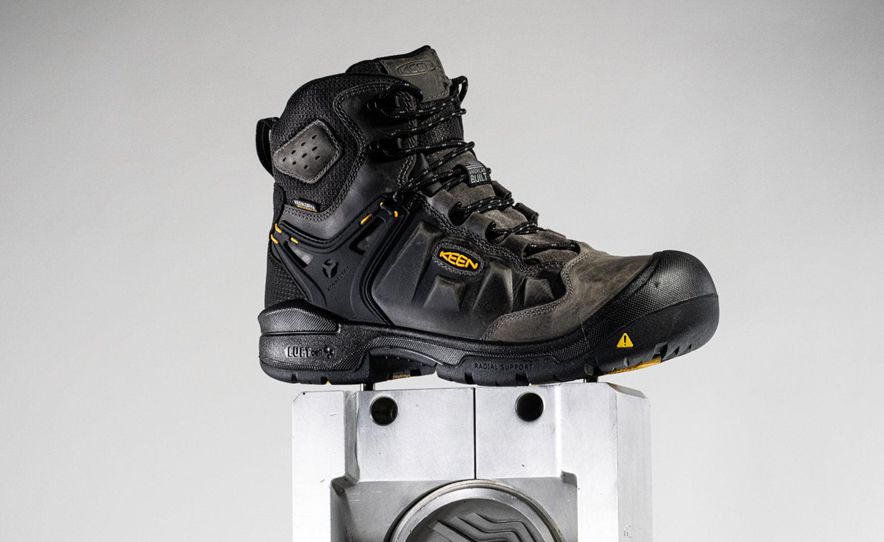 Black Men Keen Dover 6 Waterproof (Carbon-Fiber Toe) Work Boots | 83276-SPUQ