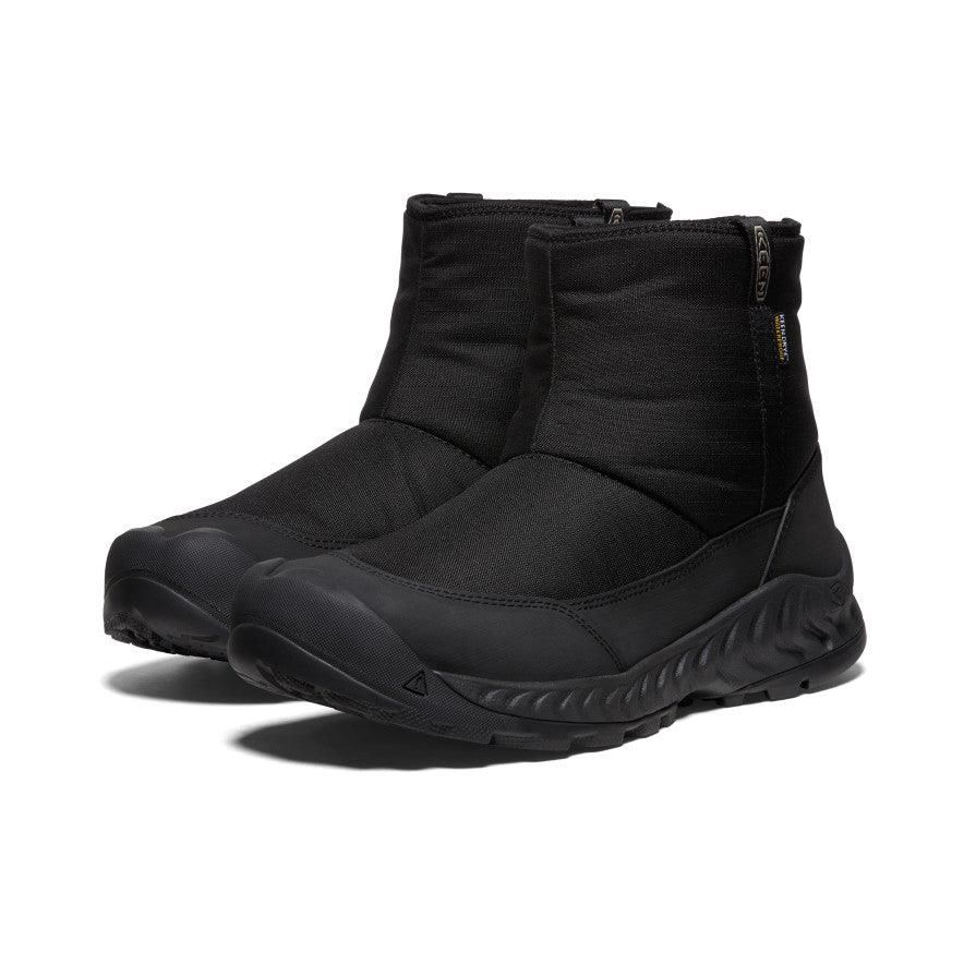 Black Men Keen Hood NXIS Waterproof Winter Pull-On Boots | 94805-TMSA