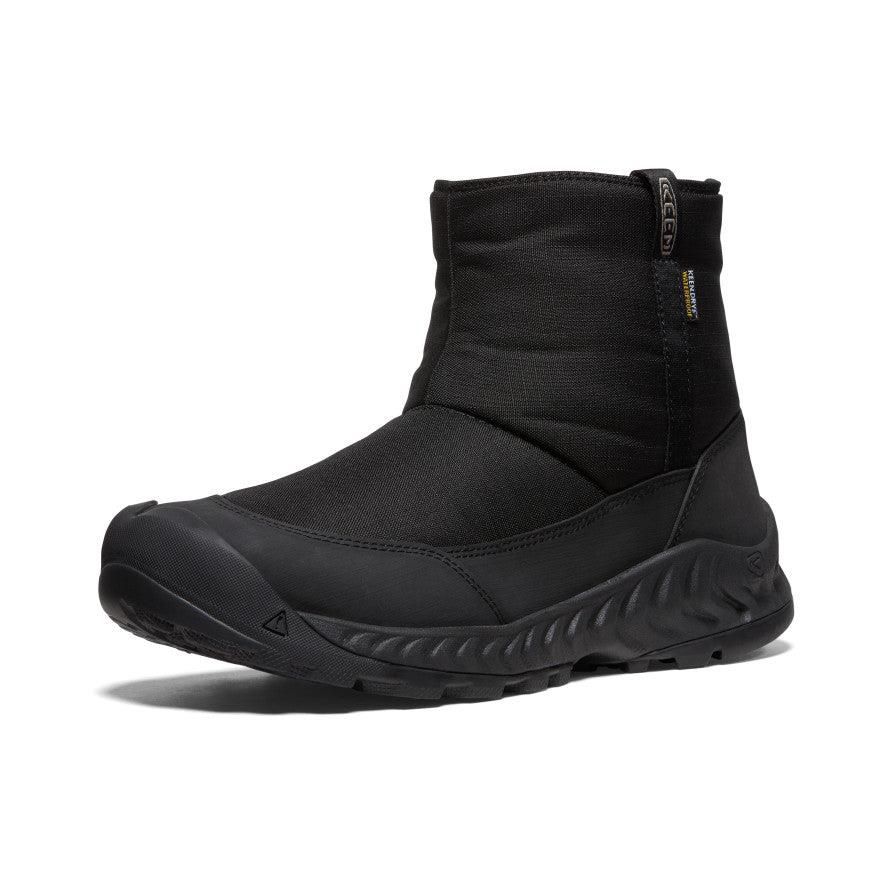 Black Men Keen Hood NXIS Waterproof Winter Pull-On Boots | 94805-TMSA