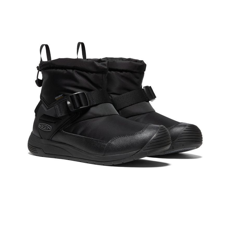 Black Men Keen Hoodromeo Waterproof Slip-On Boots | 38916-MXAY