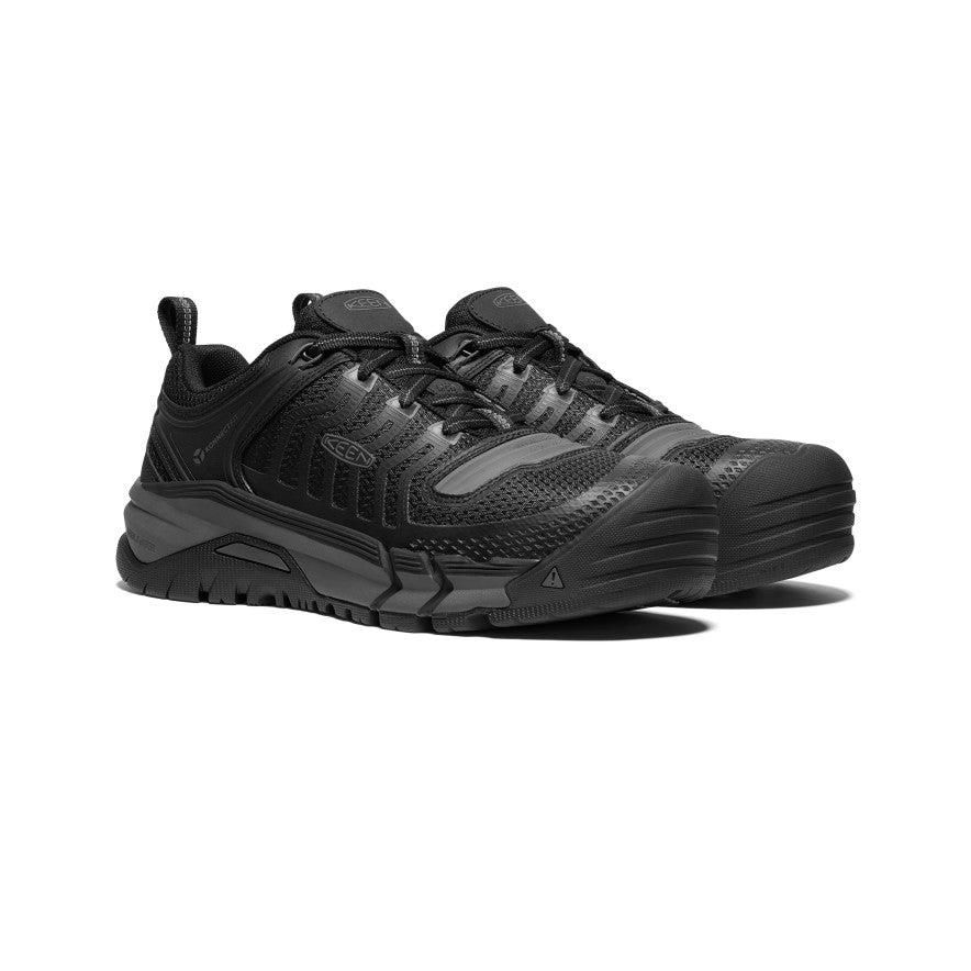 Black Men Keen Kansas City (Carbon-Fiber Toe) Work Shoes | 84605-SEYH