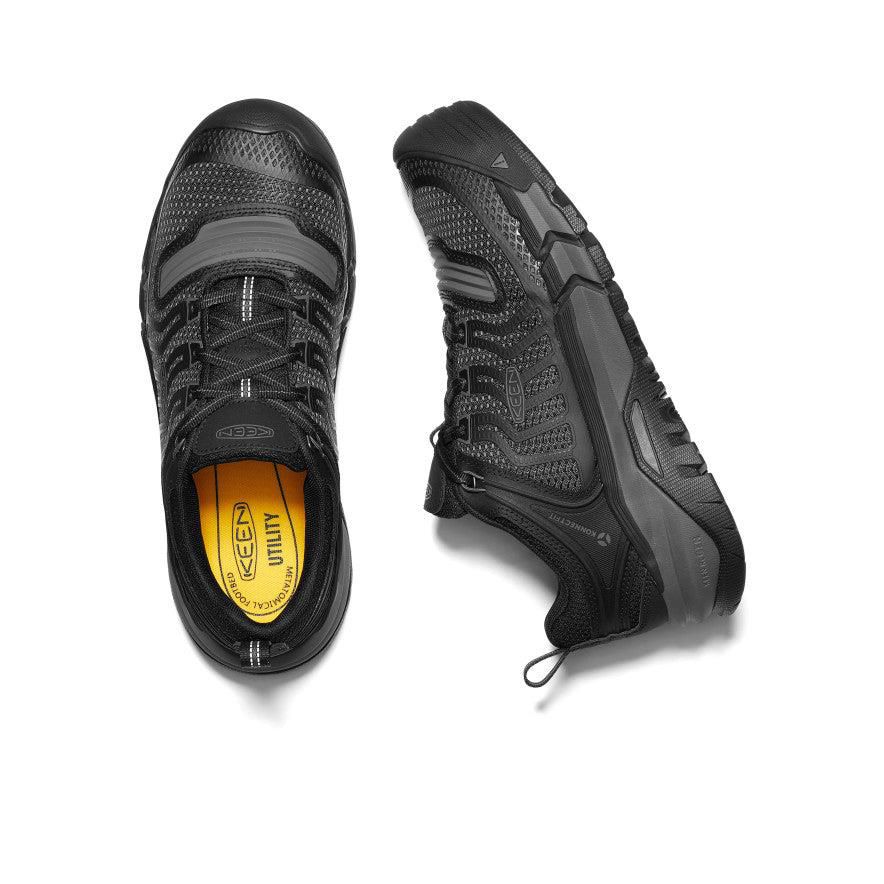 Black Men Keen Kansas City (Carbon-Fiber Toe) Work Shoes | 84605-SEYH