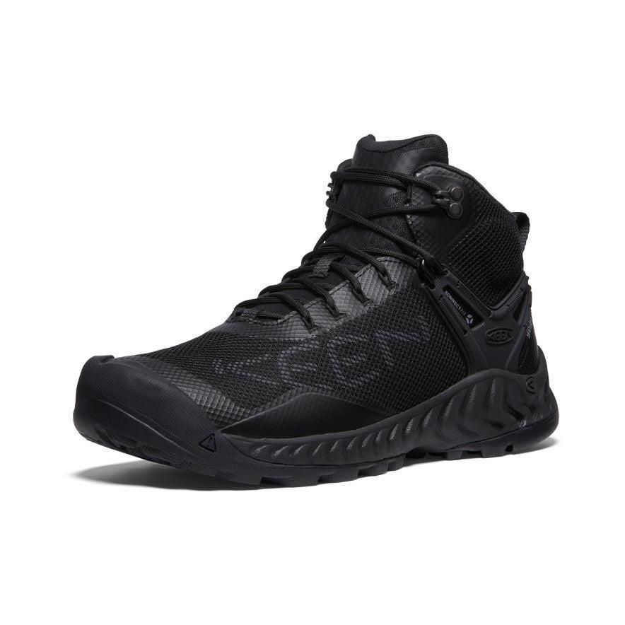 Black Men Keen NXIS EVO Waterproof Hiking Boots | 59036-NDBF