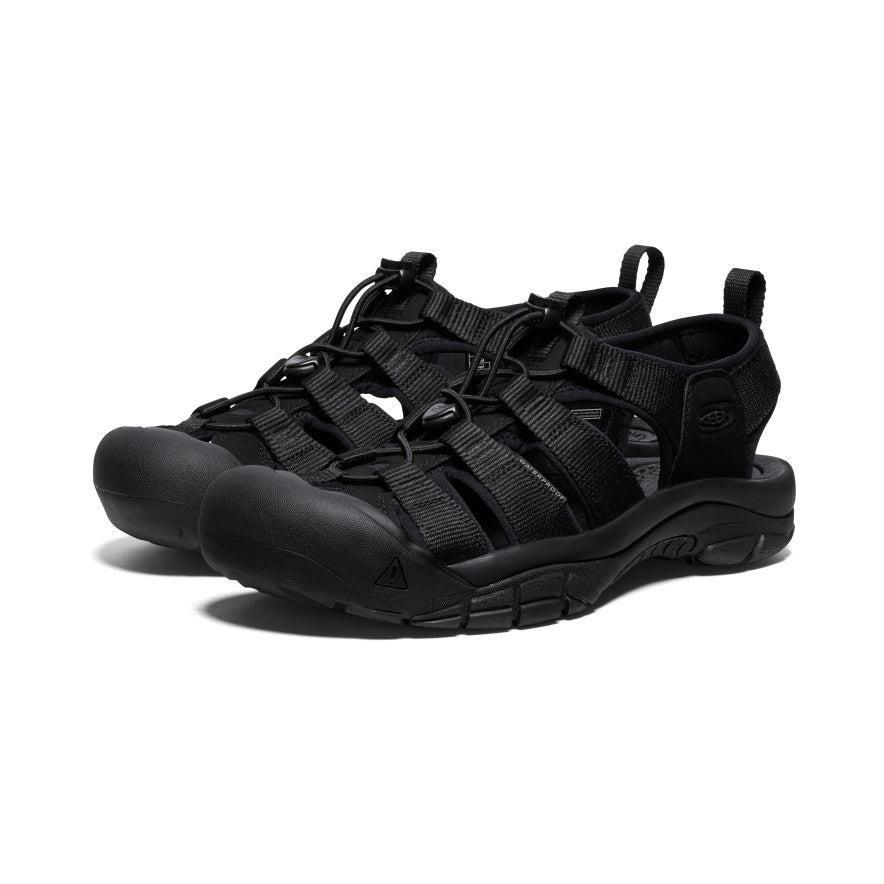 Black Men Keen Newport H2 Hiking Sandals | 36045-FBQS