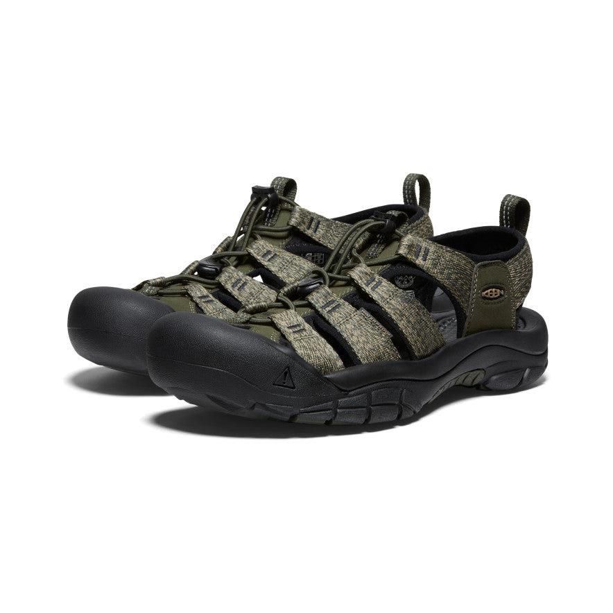 Black Men Keen Newport H2 Hiking Sandals | 45270-GQJS