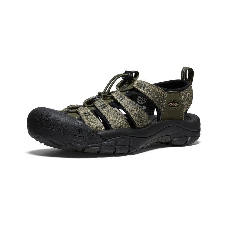 Black Men Keen Newport H2 Hiking Sandals | 45270-GQJS