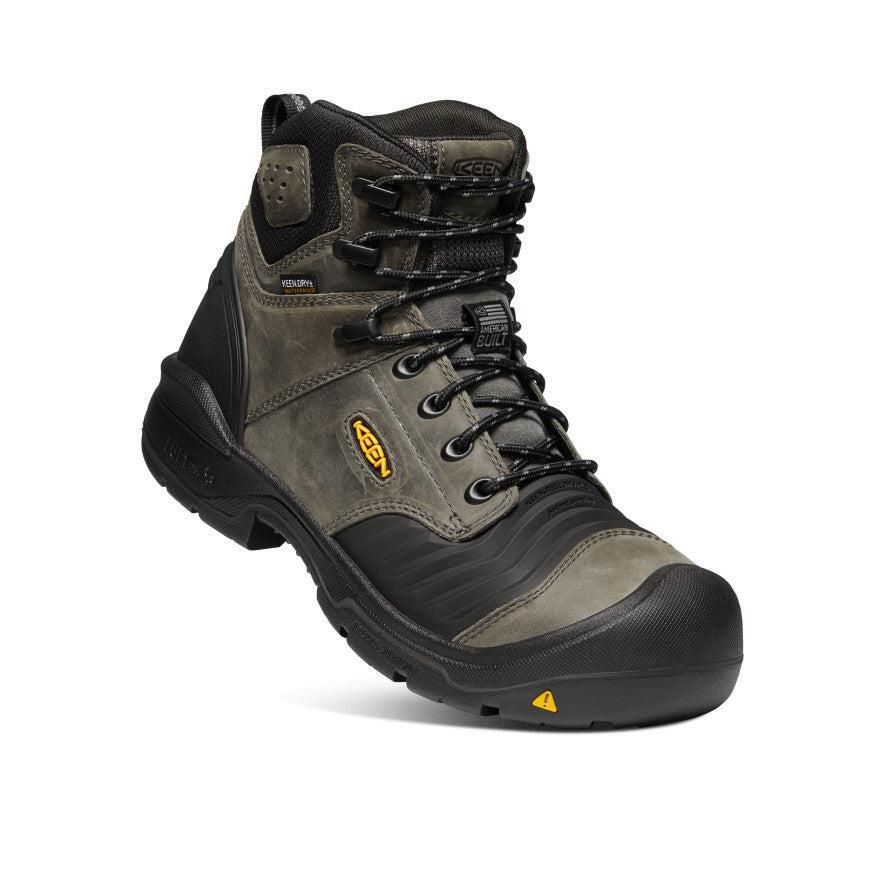 Black Men Keen Portland 6 Waterproof (Carbon-Fiber Toe) Boots | 91873-JSTC