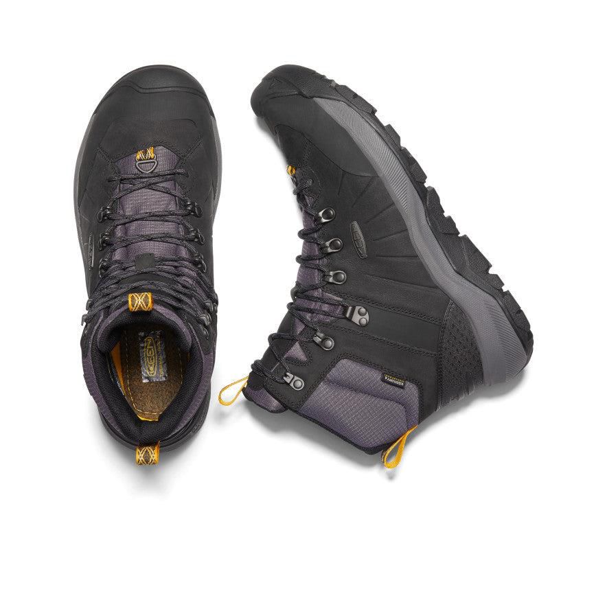 Black Men Keen Revel IV Polar Waterproof Hiking Boots | 80621-KBGN