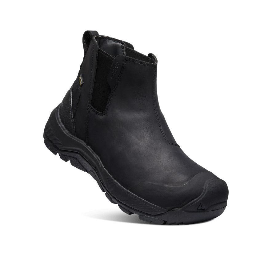 Black Men Keen Revel IV Waterproof Chelsea Boots | 68231-SAKJ