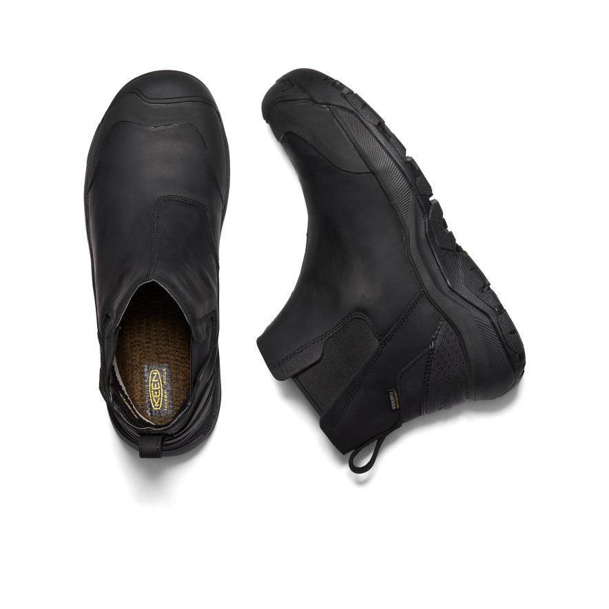 Black Men Keen Revel IV Waterproof Chelsea Boots | 68231-SAKJ