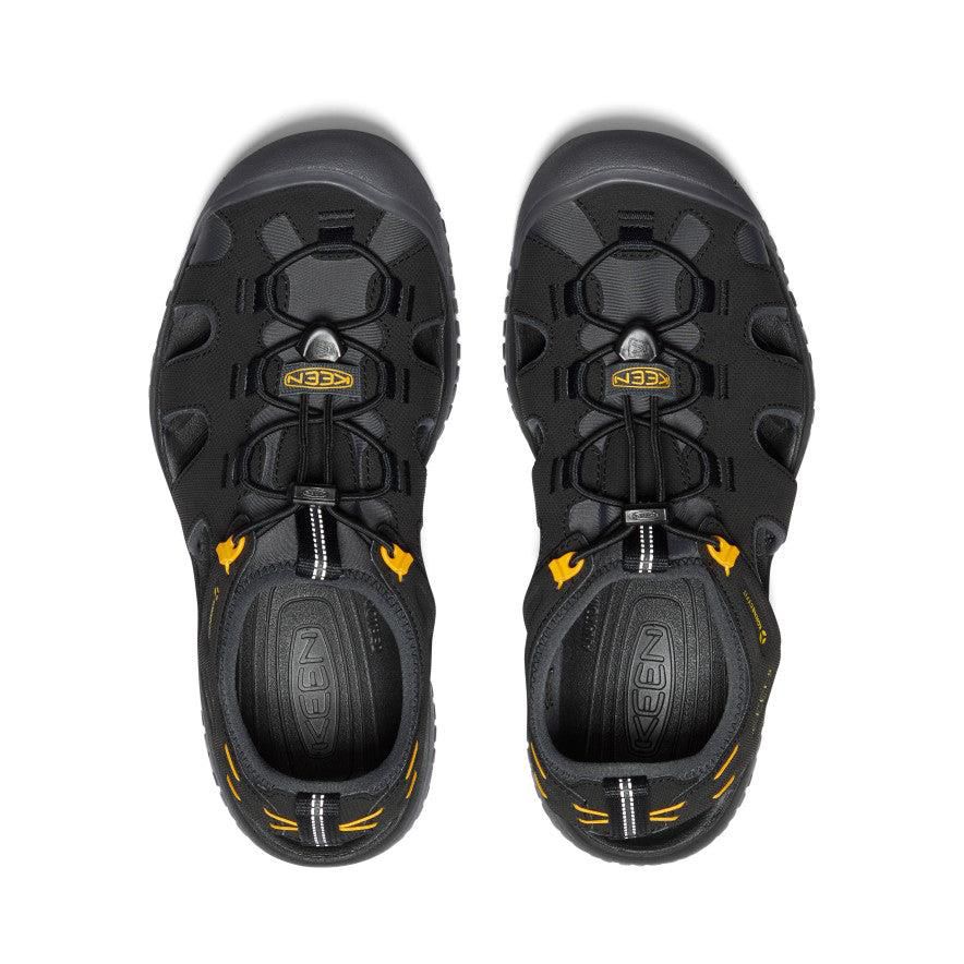 Black Men Keen SOLR Sandals | 63075-YBAF