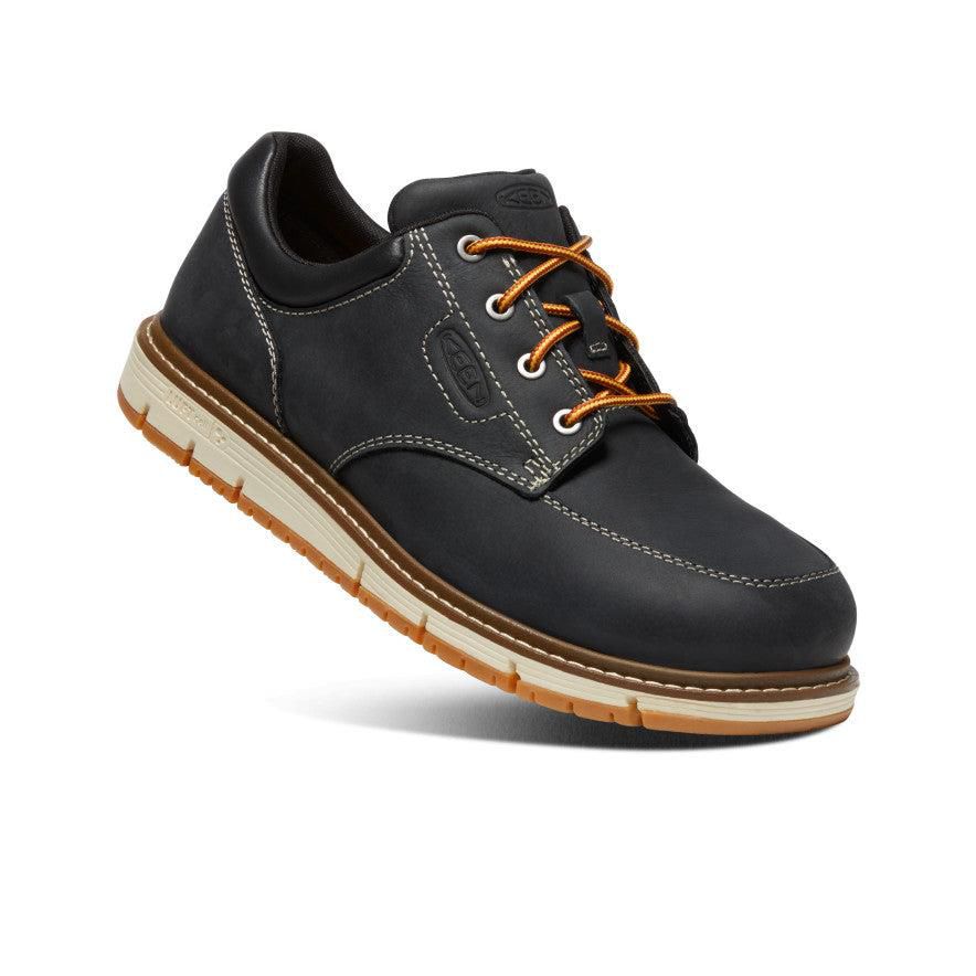 Black Men Keen San Jose Oxford (Aluminum Toe) Work Shoes | 25386-EOLS