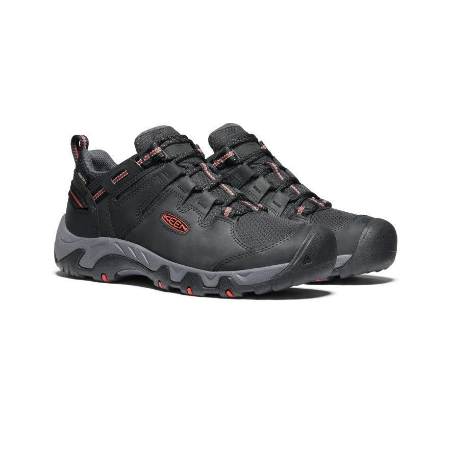 Black Men Keen Steens Waterproof Hiking Shoes | 91570-NUGP