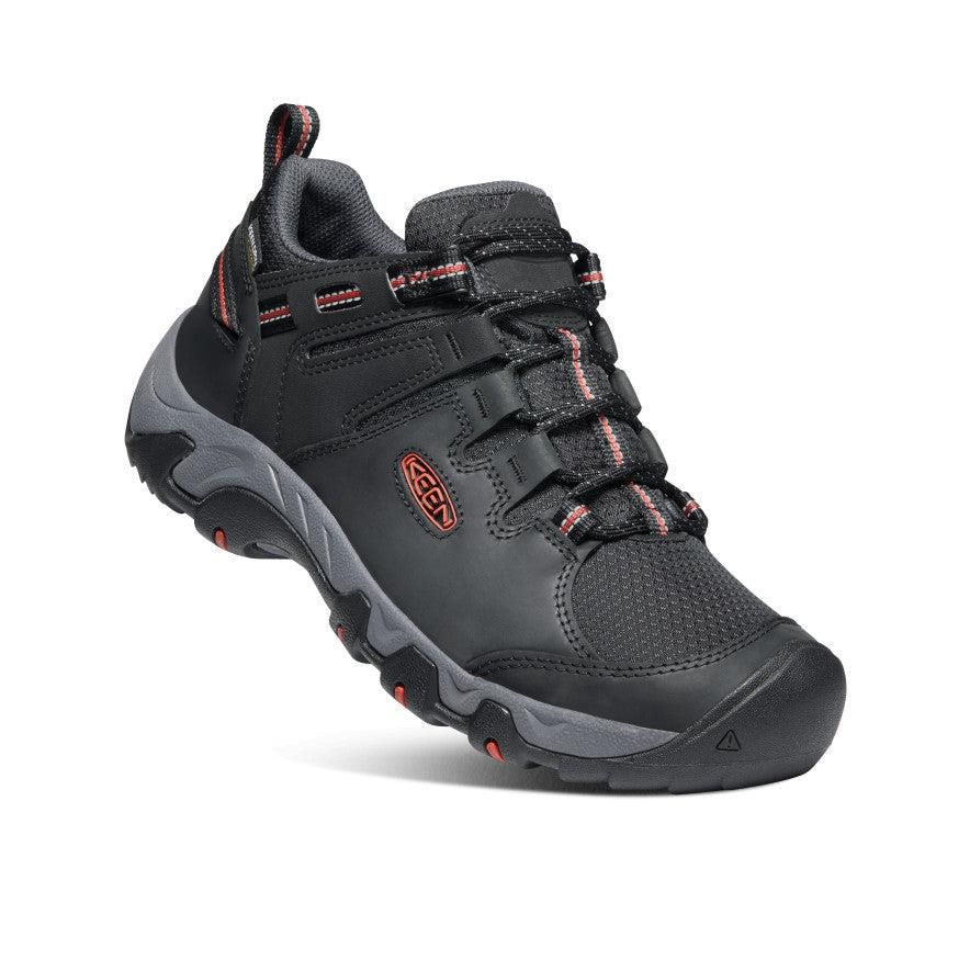 Black Men Keen Steens Waterproof Hiking Shoes | 91570-NUGP