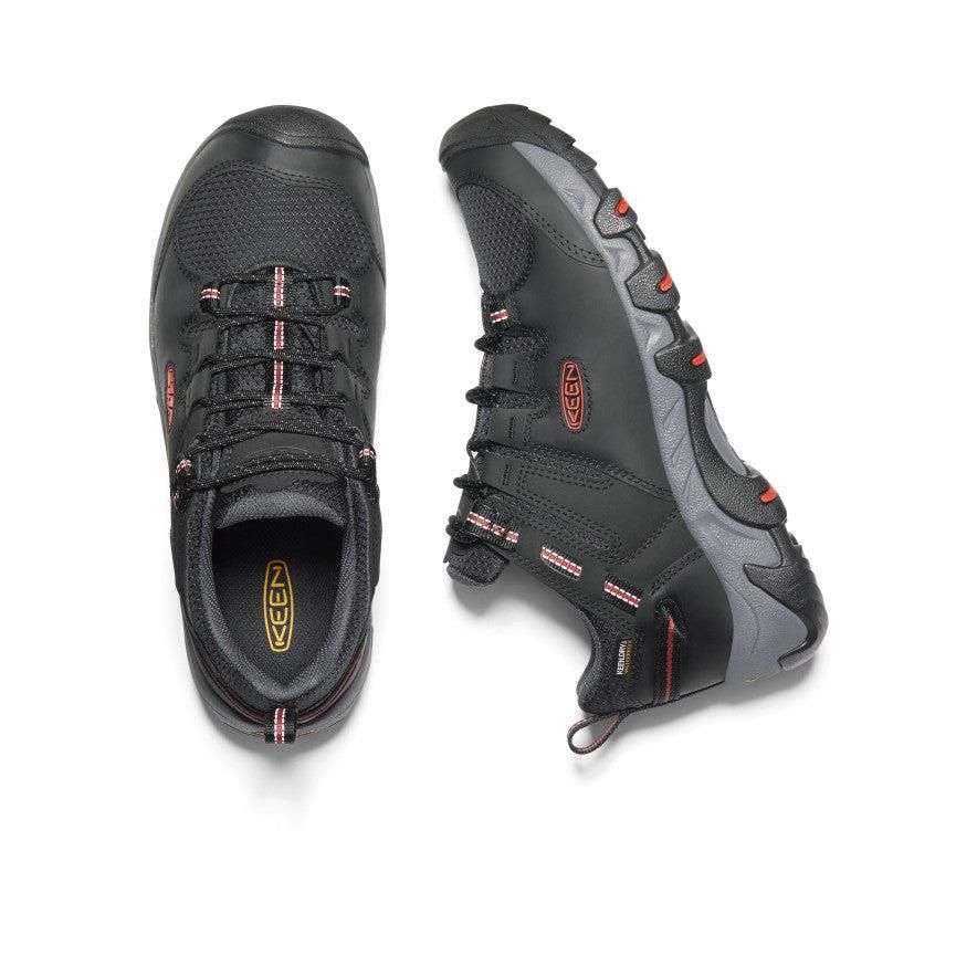 Black Men Keen Steens Waterproof Hiking Shoes | 91570-NUGP