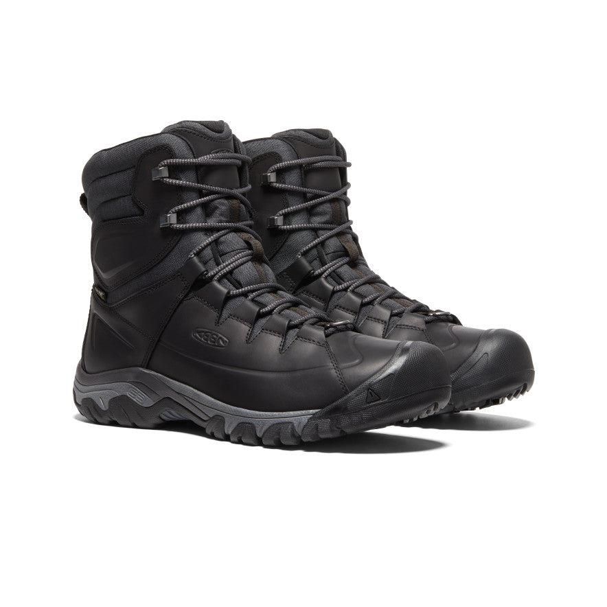 Black Men Keen Targhee High Lace Waterproof Boots | 56190-PCJQ