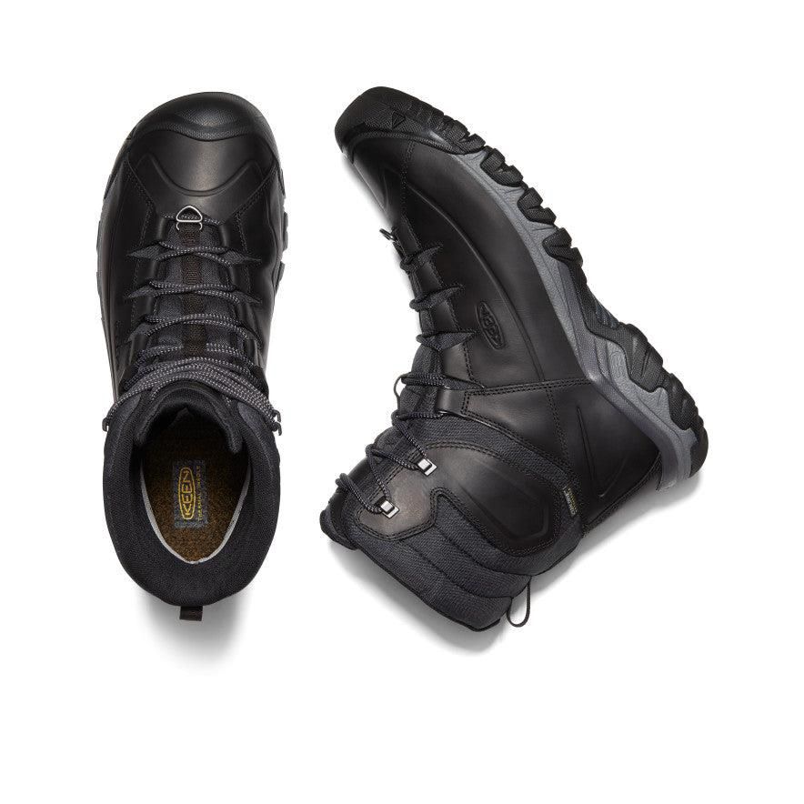 Black Men Keen Targhee High Lace Waterproof Boots | 56190-PCJQ