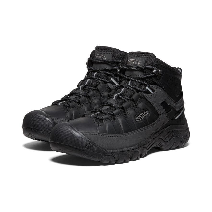 Black Men Keen Targhee III Waterproof Mid Hiking Boots | 15907-EGNI