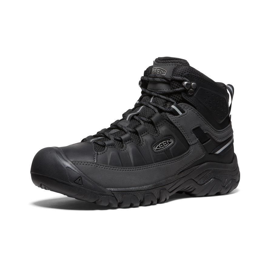 Black Men Keen Targhee III Waterproof Mid Hiking Boots | 15907-EGNI